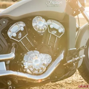 Arlen Ness 10-Gauge Chrome Primary Cover Indian Scout | Scout Sixty | Scout Bobber 2015+ - Image 2