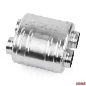 APR Premium Sound Absorption Muffler, Dual 2.5" Inlet/Outlet, Oval T304 Stainless Steel, 220mm x 169mm x 211mm - Image 2