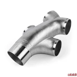 APR Cast Double Y Splitter, 3" to Dual 2.5" T304 Stainless Steel Exhaust Pipe Connector - Image 1