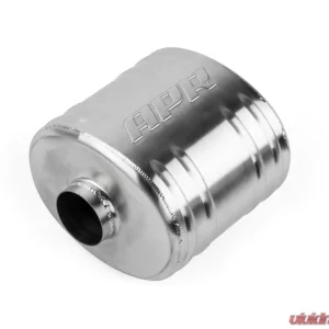 APR Premium Sound Absorption Muffler 2.5" Oval Body T304 Stainless Steel Brushed Finish - Image 1