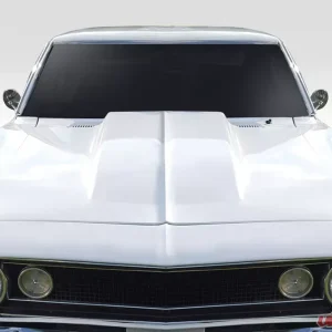 1967-1969 Chevrolet Camaro Duraflex 2" Cowl Hood - 1 Piece - Image 1