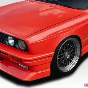 1984-1991 BMW 3 Series E30 Duraflex M3 Look Wide Body Front Fenders - 2 Piece - Image 1