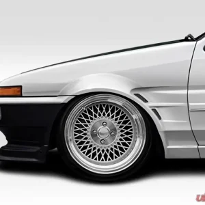 1984-1987 Toyota Corolla 2DR / HB Duraflex D1 Sport 25MM Front Fenders - 2 Piece - Image 1
