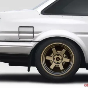 1984-1987 Toyota Corolla 2DR Duraflex D1 Sport 40MM Rear Fender Flares - 3 Piece - Image 1