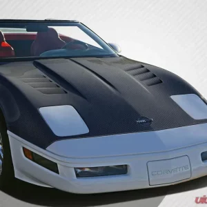 1985-1996 Chevrolet Corvette C4 Carbon Creations GT Concept Hood - 1 Piece - Image 1