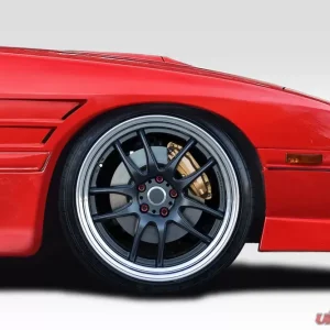 1986-1991 Mazda RX-7 Duraflex D1 Sport 20MM Front Fenders - 2 Piece - Image 1