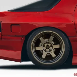 1986-1991 Mazda RX-7 Duraflex D1 Sport 30MM Rear Fender Flares - 3 Piece - Image 1