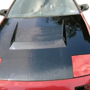 1986-1991 Mazda RX-7 Carbon Creations D-1 Hood - 1 Piece - Image 1