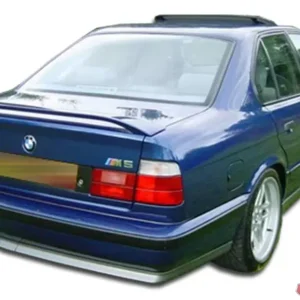 1989-1995 BMW 5 Series E34 4DR Duraflex M5 Look Rear Bumper Cover - 1 Piece - Image 1