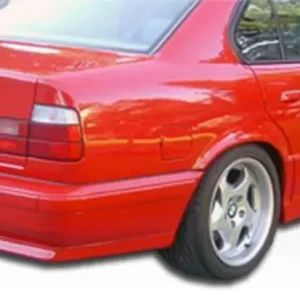 1989-1995 BMW 5 Series E34 4DR Duraflex M5 Look Rear Bumper Cover - 1 Piece - Image 3