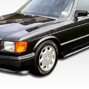 1981-1991 Mercedes S Class W126 4DR Duraflex AMG Look Front Bumper Cover (euro spec) - 1 Piece - Image 2