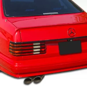 1981-1991 Mercedes S Class W126 2DR Duraflex AMG Look Wide Body Rear Bumper Cover - 1 Piece - Image 2