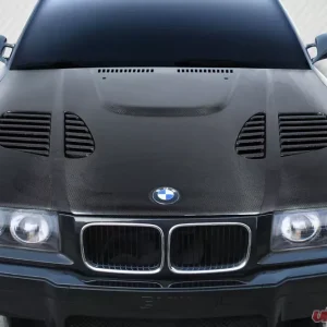 1992-1998 BMW 3 Series M3 E36 2DR Carbon Creations DriTech GTR Hood - 1 Piece - Image 1