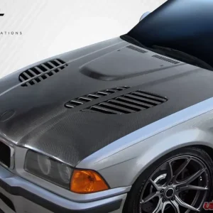 1992-1998 BMW 3 Series M3 E36 2DR Carbon Creations DriTech GTR Hood - 1 Piece - Image 2