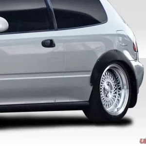 1992-1995 Honda Civic 2dr / HB Duraflex J Spec Fender Flares - 4 Piece - Image 5