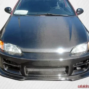 1992-1995 Honda Civic 2DR / HB Carbon Creations Dritech OEM Look Hood - 1 Piece - Image 1