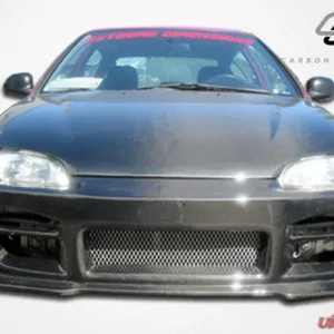 1992-1995 Honda Civic 2DR / HB Carbon Creations Dritech OEM Look Hood - 1 Piece - Image 2