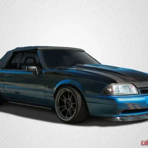 1987-1993 Ford Mustang Carbon Creations 2" Cowl Hood - 1 Piece - Image 1
