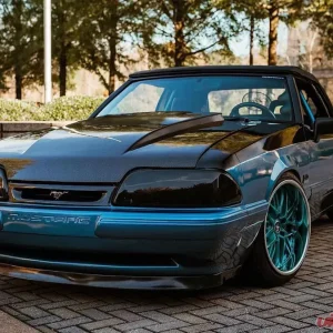 1987-1993 Ford Mustang Carbon Creations 2" Cowl Hood - 1 Piece - Image 3