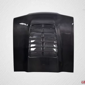 1987-1993 Ford Mustang Carbon Creations GT500 V2 Hood - 1 Piece - Image 5