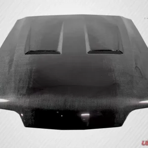 1987-1993 Ford Mustang Carbon Creations Heat Extractor Hood - 1 Piece - Image 3