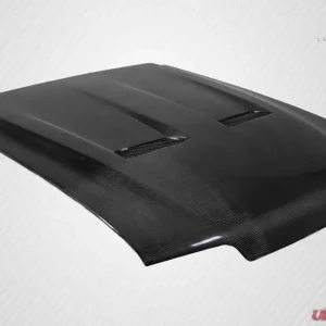1987-1993 Ford Mustang Carbon Creations Heat Extractor Hood - 1 Piece - Image 4