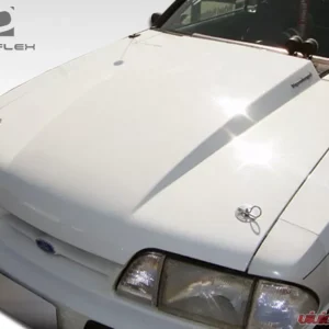 1987-1993 Ford Mustang Duraflex 2" Cowl Hood - 1 Piece - Image 2