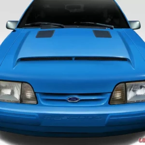 1987-1993 Ford Mustang Duraflex GT500 Hood - 1 Piece - Image 1