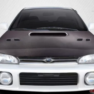 1993-2001 Subaru Impreza Carbon Creations STI Look Hood - 1 Piece - Image 1