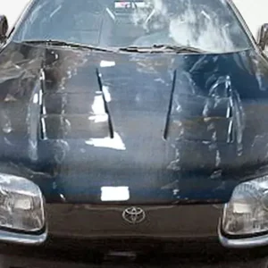 1993-1998 Toyota Supra Carbon Creations TS-1 Hood - 1 Piece - Image 2