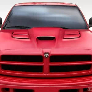 1994-2001 Dodge Ram Duraflex Viper Look Hood - 1 Piece - Image 1