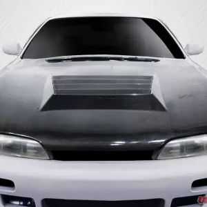 1995-1996 Nissan 240SX S14 Carbon Creations D-Spec Hood - 1 Piece - Image 1