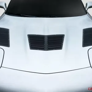 1997-2004 Chevrolet Corvette C5 / 2005-2009 Ford Mustang Duraflex GT1 Hood Vents - 3 Piece - Image 1