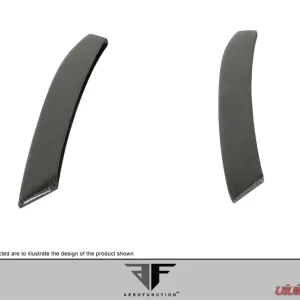 2011-2016 BMW 5 Series F10 4DR Carbon AF-3 Rear Add Ons Spat Extensions ( CFP ) - 2 Piece (S) - Image 4