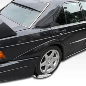1984-1993 Mercedes 190 W201 Duraflex Evo 2 Wide Body Fender Flares - 6 Piece - Image 2