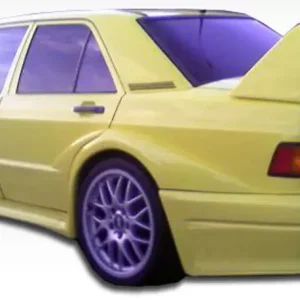 1984-1993 Mercedes 190 W201 Duraflex Evo 2 Wide Body Fender Flares - 6 Piece - Image 3