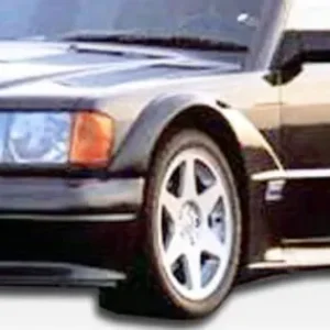 1984-1993 Mercedes 190 W201 Duraflex Evo 2 Wide Body Fender Flares - 6 Piece - Image 4