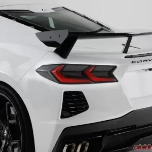 GT Styling 4 pcs Taillight Lens Cover Set Smoke Chevrolet Corvette 2020-2022 - Image 1