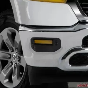 GT Styling 2 pcs Fog Light Covers Ram 1500 2019-2022 - Image 1
