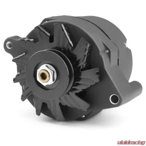 Proform Ford Alternator; Black Crinkle; 100 AMP; 1-Wire; V-Belt Pulley; 100% New - Image 1