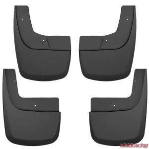 Husky Liners Front & Rear Mud Guards Set for Ford F-150 2021-2022, Black - Image 1