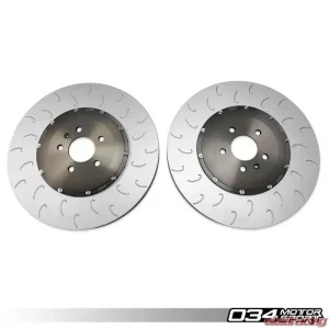 034 MotorSport 400x38mm 2-Piece Floating Front Brake Rotor Upgrade Kit Audi S6 | S7 | RS6 | RS7 | A8 | S8 2011-2018 - Image 1