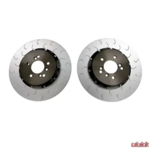 034 Motorsport 2-Piece 370x24mm Floating Rear Brake Rotor Upgrade BMW M2 | M3 | M4 2012-2019 - Image 1