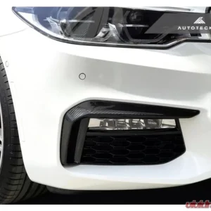 AutoTecknic Dry Carbon Front Bumper Trim BMW G30 5-Series M-Sport - Image 3