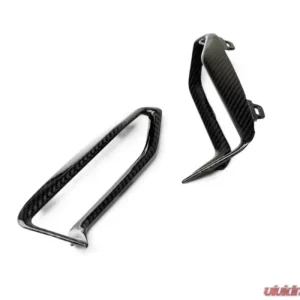 AutoTecknic Dry Carbon Front Bumper Grille Trim Set BMW G20 M340i M-Sport - Image 3