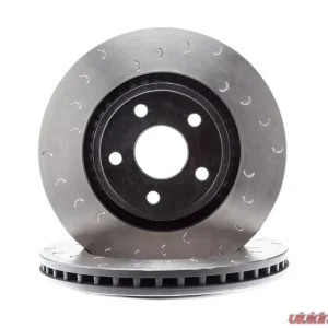 Alcon 350x32mm Rotors 4-Piston Red Calipers Front Brake Upgrade Kit Jeep JK 2007+ - Image 5