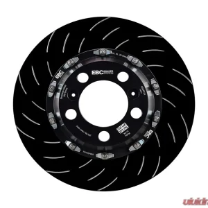 EBC Brakes 2-Piece Front SG Series Floating Brake Disc Rotors Porsche 911 GT3 w/Cast Iron Disc 2013-2019 - Image 1