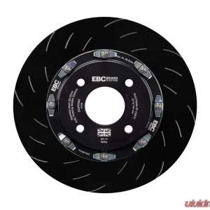 EBC Brakes 2-Piece Front Replacement BBK Complete Assembly 300mm Disc Rings Ford Fiesta ST MK7 2012-2017 - Image 1