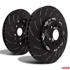 EBC Brakes 2-Piece Front Replacement BBK Complete Assembly 355mm Disc Rings BMW 2004-2021 - Image 1