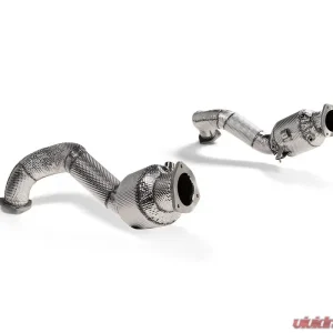 Akrapovic Titanium Link Pipe Set Porsche 718 Cayman GT4 RS 2022-2024 - Image 1
